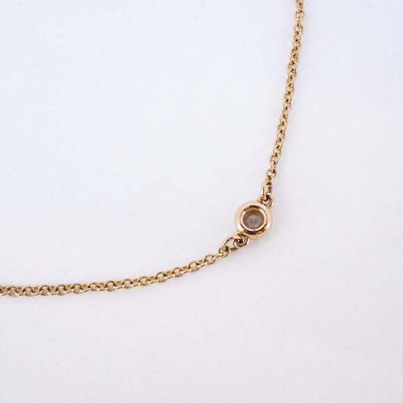 TIFFANY 18k Gold Diamond Charm Bracelet - Picture 2 of 7